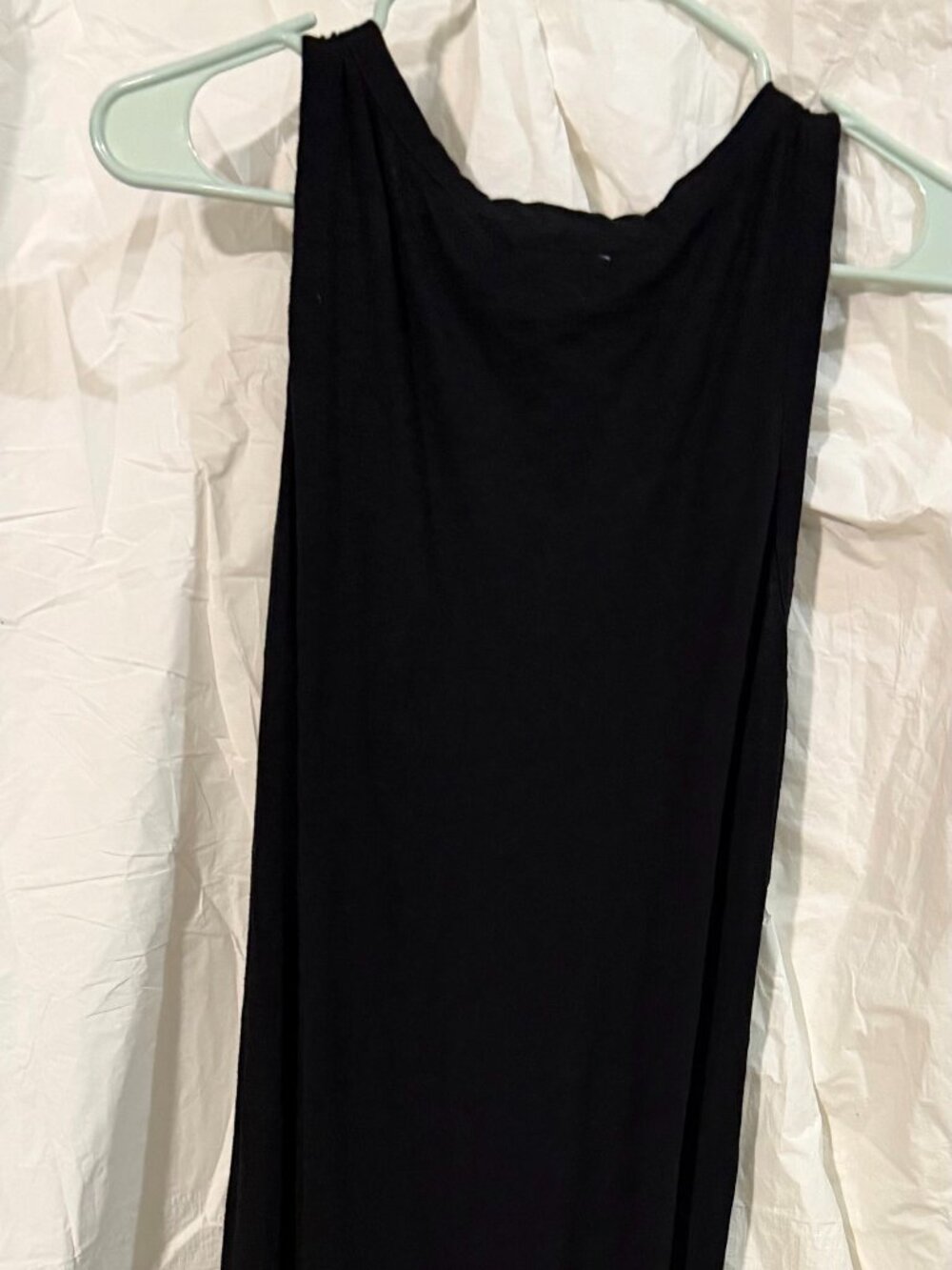 PACT - Women's Black Relaxed Slub Patio Dress - SIZE XL - Picture 6 of 8